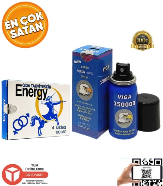 VİGA 15000 GECİKTİRÇİ SPREY VE PERFORMANS PAKETİ 2 Lİ  PAKET 
