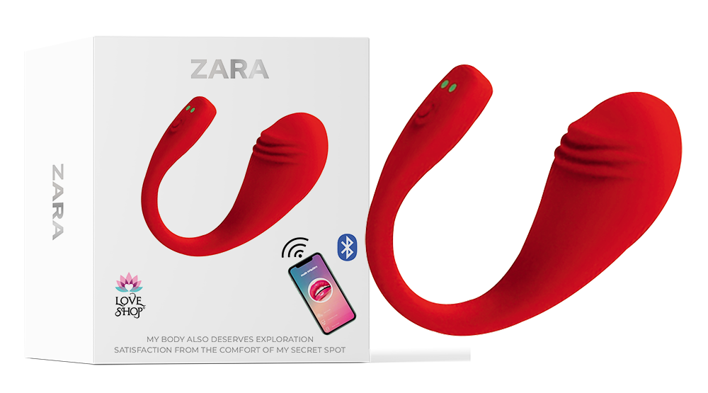 ZARA -APP  GİYİLEBİLİR TELEFON UYUMLU VİBRATÖR 