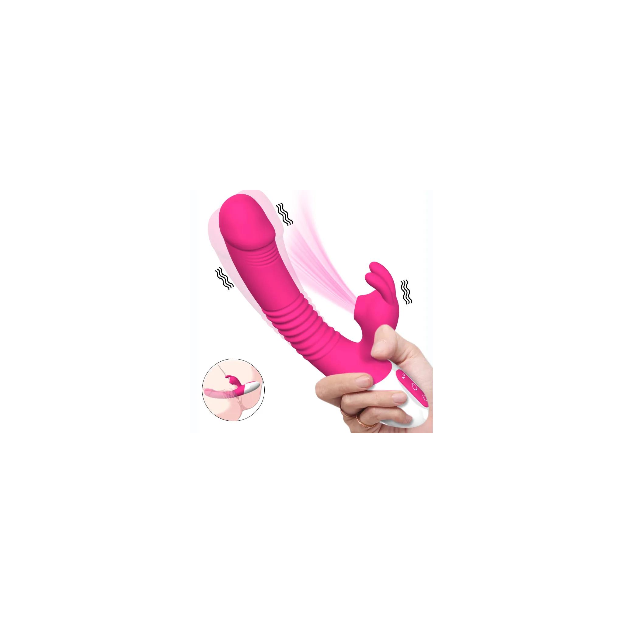 A2 Şarjlı Akıllı Isıtmalı Güçlü Titreşimli G-Spot Klitoris Emiş Uyarıcı Penis  Vibratör