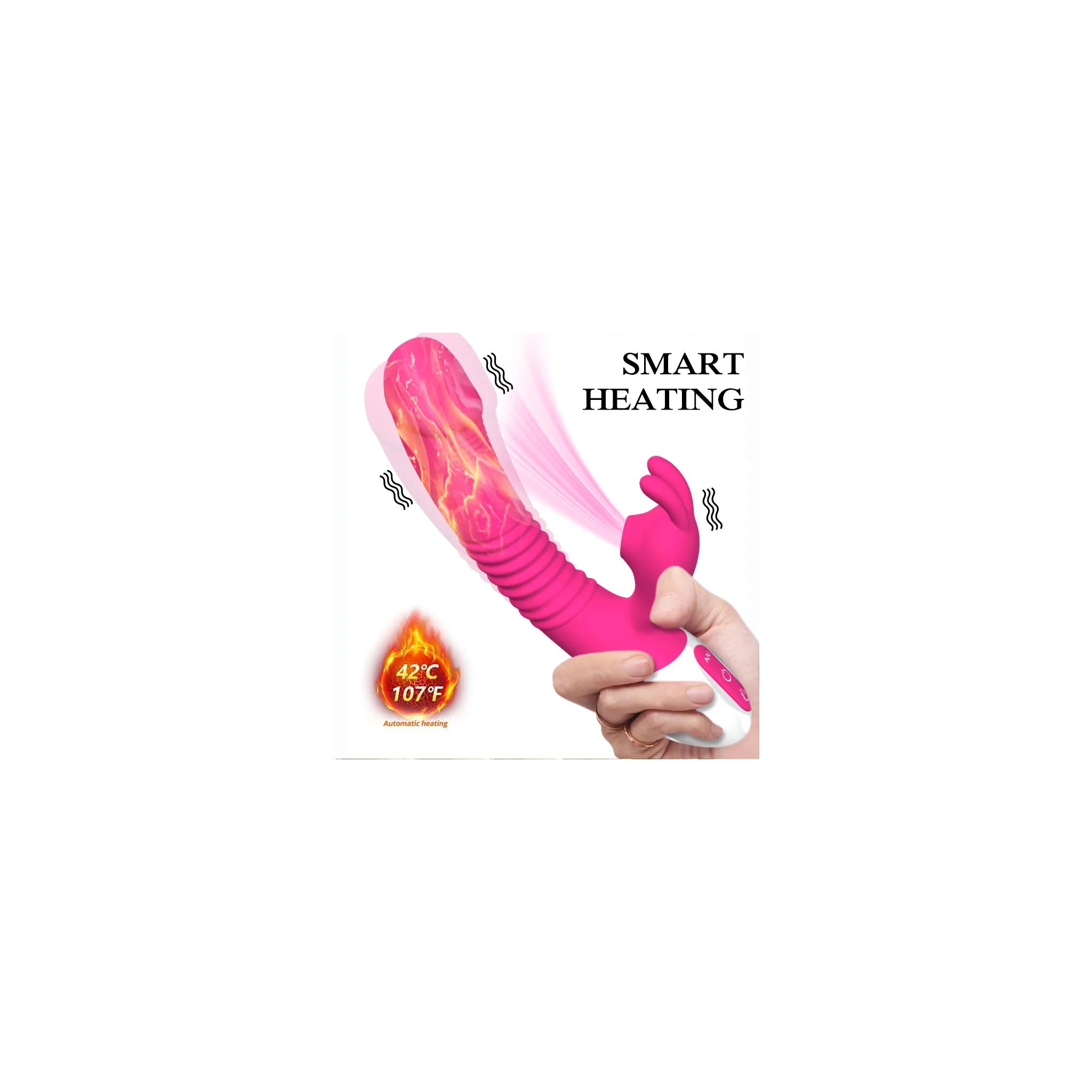 A2 Şarjlı Akıllı Isıtmalı Güçlü Titreşimli G-Spot Klitoris Emiş Uyarıcı Penis  Vibratör