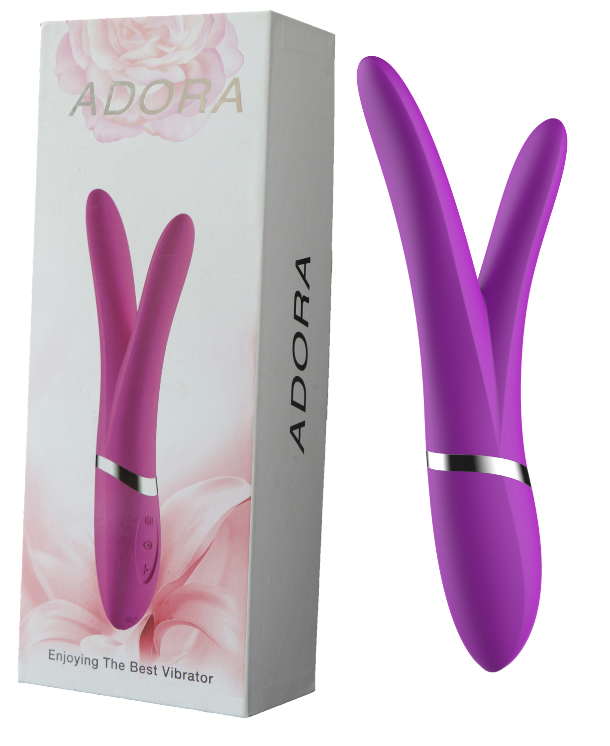 ADORA ÇATAL VIBRATÖR ANAL VE VAJİNA UYARICILI MODEL 