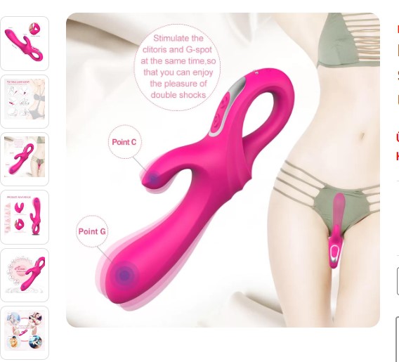 Dagger Çift Katmanlı Bükülebilir G-Noktası Uyarıcı Vibratör