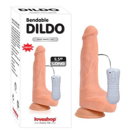 KIKIRDAK SOFT DİLDO 22  CM TİTREŞİMLİ 