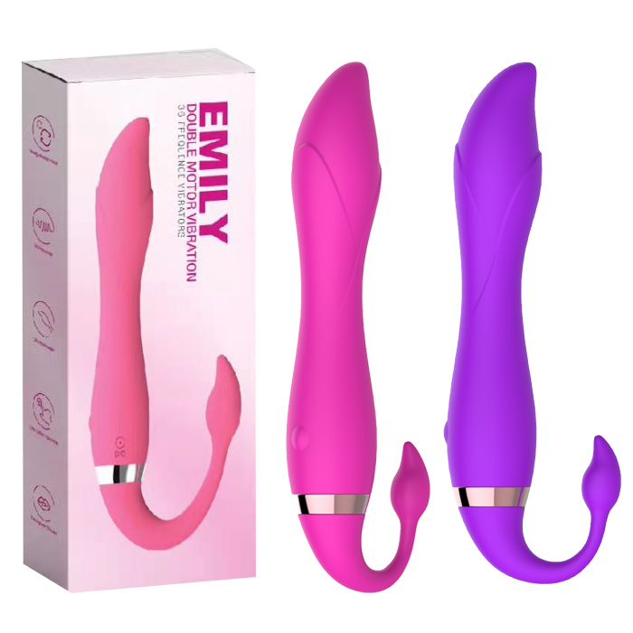EMILY 3 DOUBLE MOTOR VIBRATÖR KİLİTORİS UYARICI KADİFE SİLİKON