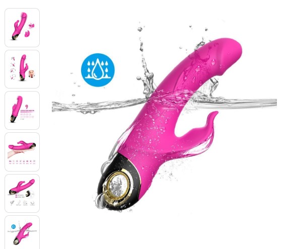 Meteror Manyetik Şarjlı Klitoris ve G Spot Uyarıcı 360° Rotasyonlu Rabbit Vibratör