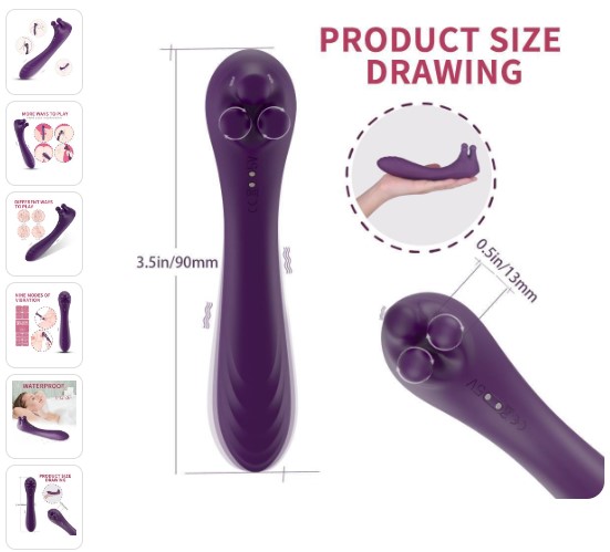 ANGEL'S HAND Pençeli Göğüs Okşama ve Vajina Uyarıcı Vibratör
