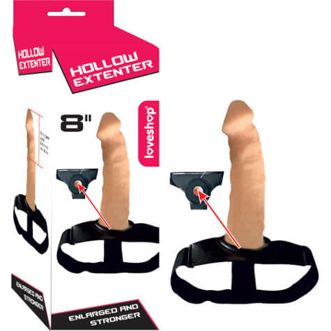 HOLLOW İÇİ BOŞ GİYİLEBİLİR KİLOTLU TİTREŞİMLİ STRAPON 20 CM 