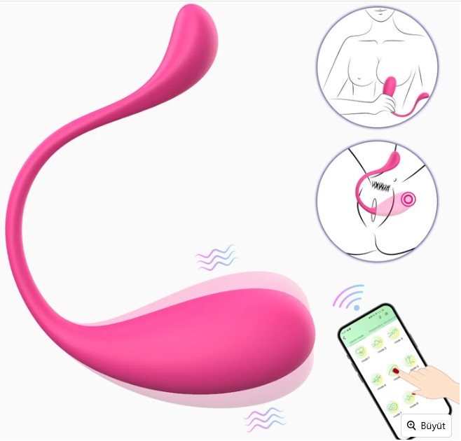 PRIME TOYS APP TELEFON KONTROLLÜ GİYİLEBİLİR ÇOK SESSİZ TİTREŞİMLİ YUMURTA VİBRATÖR 