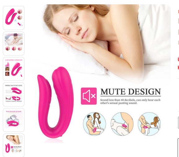 U Vibratör  Şarjlı Kablosuz Kumandalı G Nokta ve Klitoris Uyarıcı U Tipi 2 in 1 Çift Vibratörü