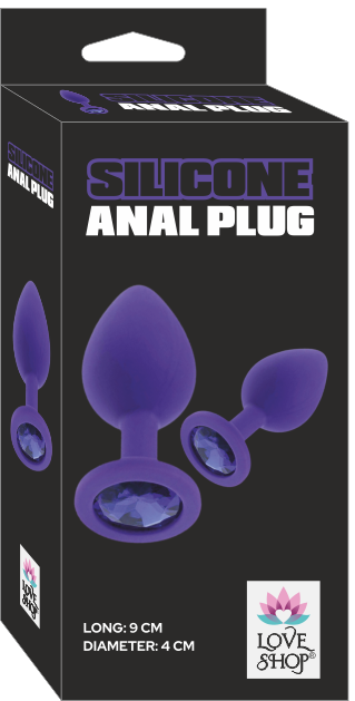 MAVİ  KADİFE SİLİKON ANAL PLUĞ ( MEDİUM )