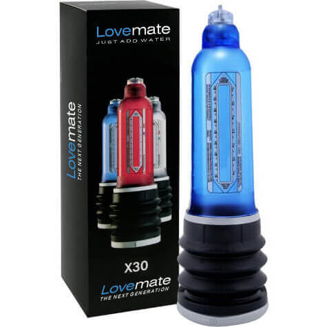 LOWE MATE OTOMATİK SU VE KURU ÇALIŞAN GÜÇLÜ PENİS POMPASI MAVİ