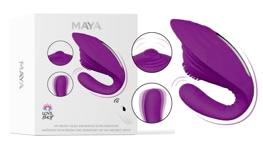 MAYA-TELEFON UYUMLU GİYİLEBİLİR VİBRATÖR KİLİTORİS UYARICI 