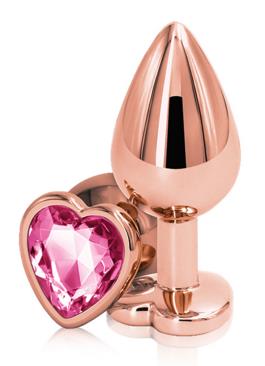 TİTANYUM METAL  ANAL PLUĞ GOLD ROSE  LARGE BÜYÜK BOY 