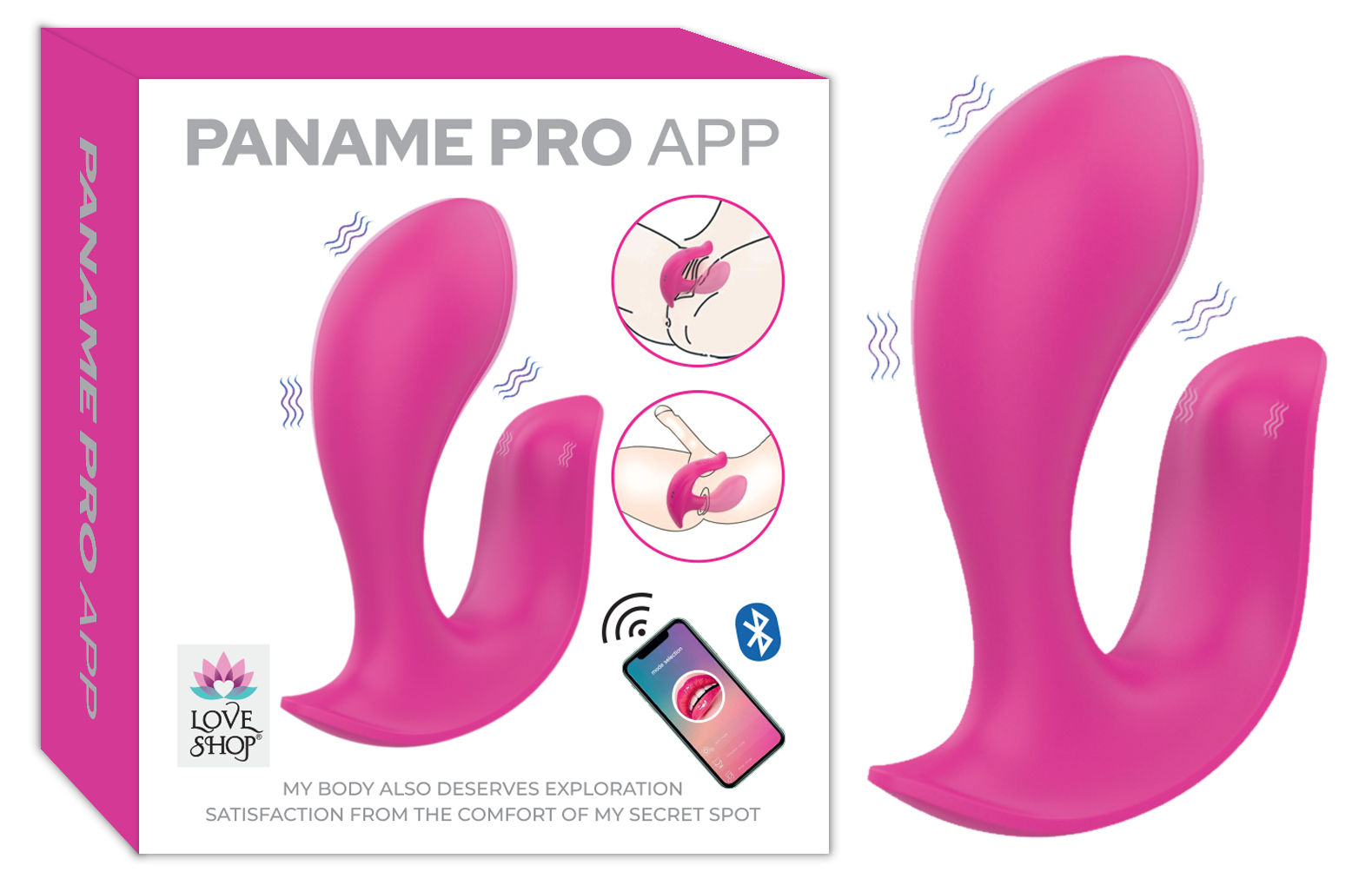 PANEME PRO APP TELEFON UYUMLU 12 FARKLI TİTREŞİMLİ KİLİTORİS UYARICI VİBRATÖR