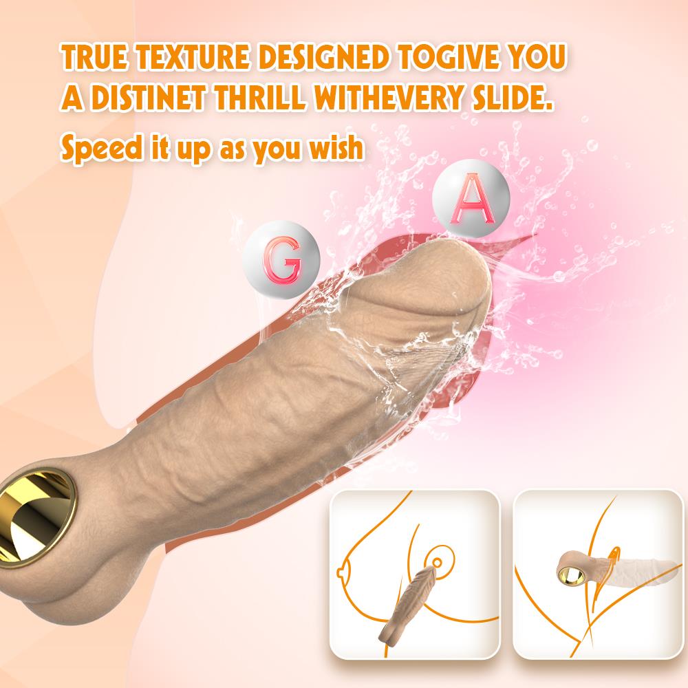 Chisa Cutie Realistic 10 Mod Titreşimli Şarjlı Ergonomik Tasarımlı  Kolay Taşına Bilen Realistik Dildo