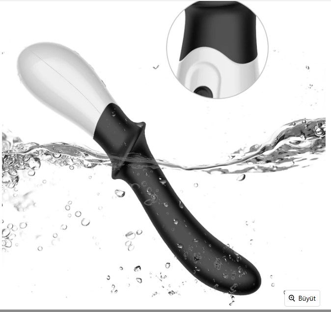 Şarjlı Akıllı Isıtmalı Güçlü 10 Titreşimli G-Spot Klitoris Uyarıcı Yapay Penis ve Anal Vibratör