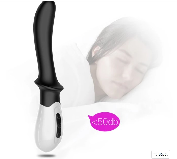 Şarjlı Akıllı Isıtmalı Güçlü 10 Titreşimli G-Spot Klitoris Uyarıcı Yapay Penis ve Anal Vibratör