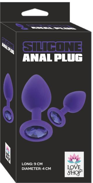 SİLİKON ANAL PLUĞ MAVİ RENK KÜÇÜK BOY 