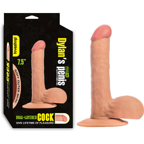 REALİSTİK TEN RENGİ PENİS % 100 GERCEKÇİ SİLİKON MODEL 18 CM UZUNLUK DAYLANS